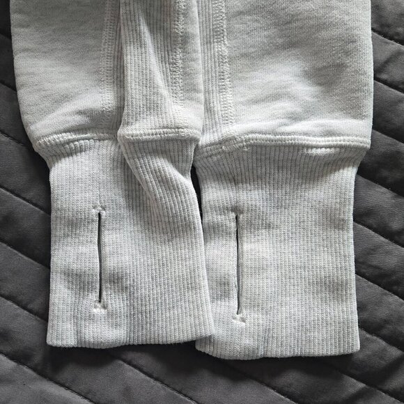 Lululemon Calm & Cozy Jacket - 6 Heathered White - Picture 8 of 10